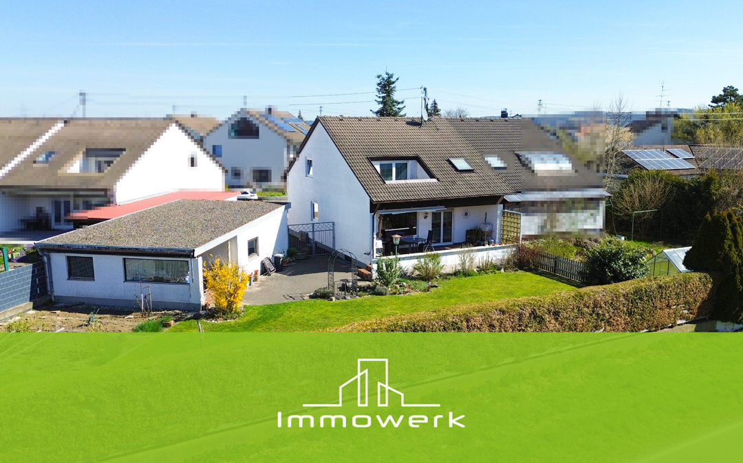 Doppelhaushälfte mit großem Grundstück in Memmingen-Steinheim!