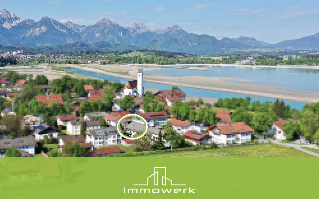 Sanierte 3-Zimmerwohnung in Schwangau-Waltenhofen mit moderner Einbauküche und Balkon