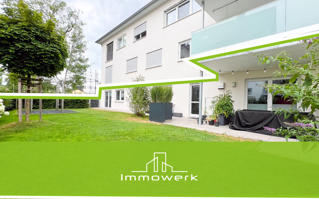 Tolle, neuwertige Wohnung mit großem Garten in ruhiger Lage in Memmingen!