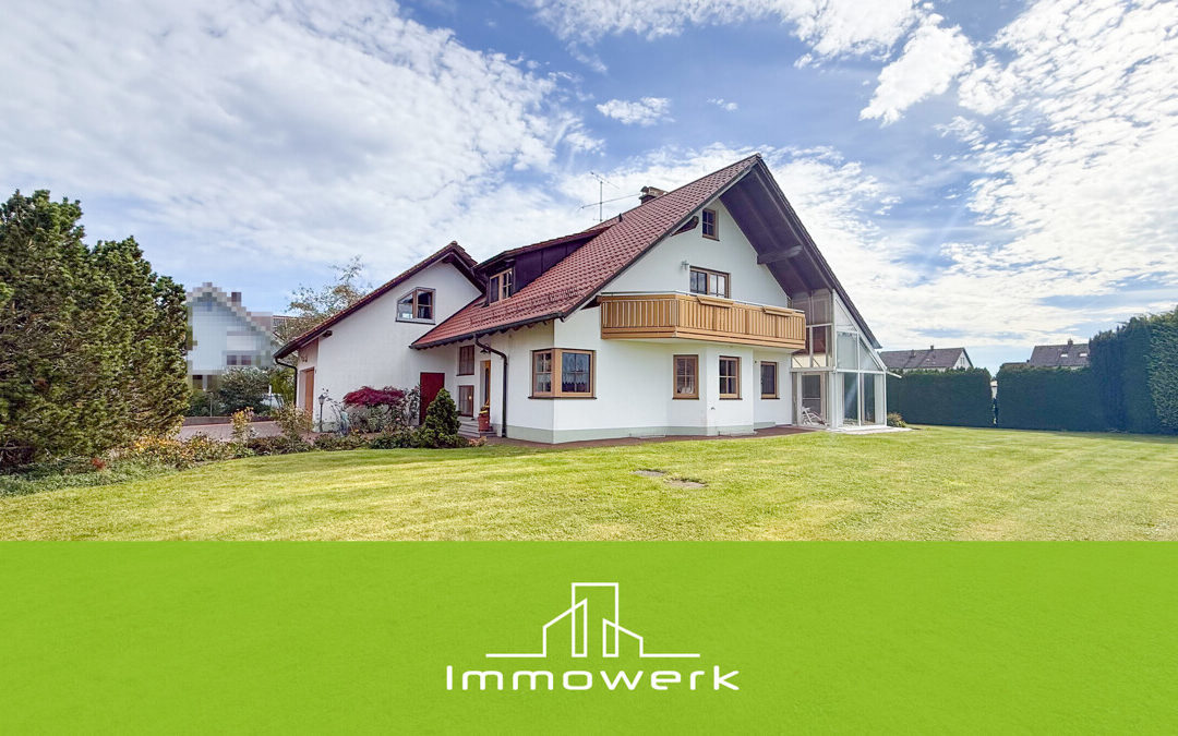Familientraum mit Klasse – GroĂŸzĂ¼giges Einfamilienhaus auf TraumgrundstĂ¼ck im Unterallgäu