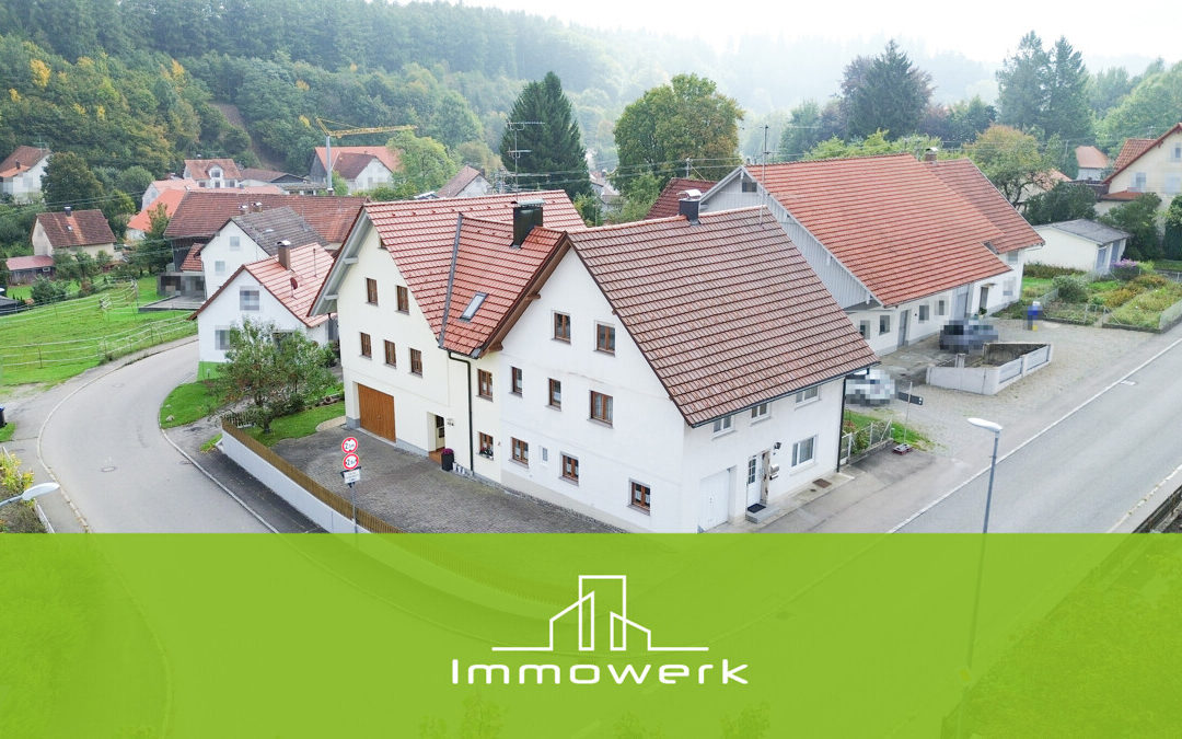 Zwei Wohneinheiten mit vielfältigen Nutzungsmöglichkeiten in Hauerz – Bad Wurzach!