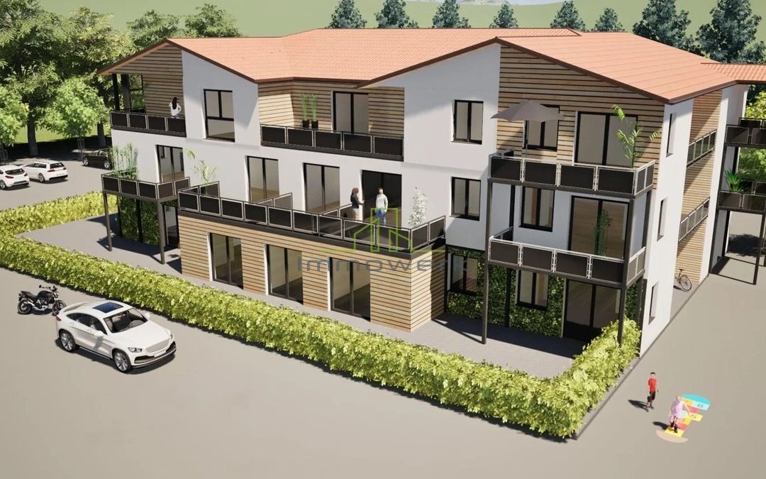 Massivholz trifft Moderne: KfW-40-Wohnung mit Balkon inkl. Einbauküche