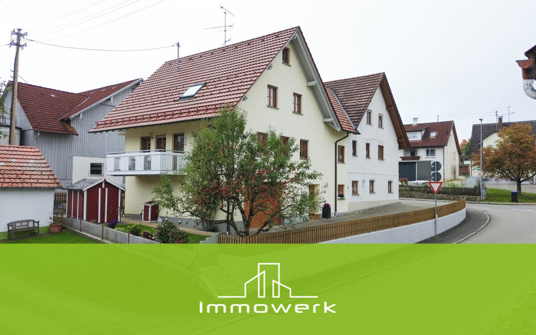 Zwei Wohneinheiten mit vielfältigen Nutzungsmöglichkeiten in Hauerz – Bad Wurzach!