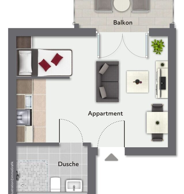 Massivholz trifft Moderne: KfW-40-Wohnungen mit Balkon inkl. Einbauküche *Degressive-Afa 5%*