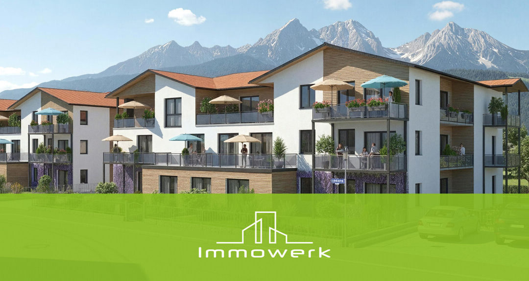 Massivholz trifft Moderne: KfW-40-Wohnung mit 2 Zimmern und Balkon inkl. Einbauküche